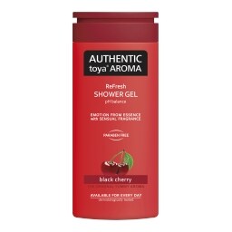Authentic Toya Aroma sprchový gel černá třešeň