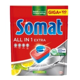 Somat Tablety do myčky All in 1, Lemon&Lime