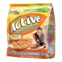 Bonavita Active Křehké rohlíčky extra celozrnné