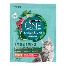 Purina One DualNature Hovězí, spirulina