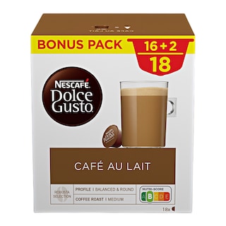 Nescafé Dolce Gusto Cafe au Lait kapsle