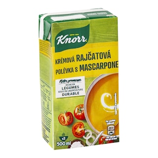 Knorr Krémová polévka rajčatová s mascarpone