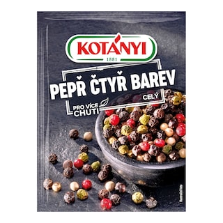 Kotányi Pepř čtyř barev celý