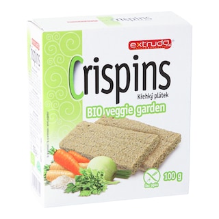 Extrudo Bio Veggie Garden Křehký plátek