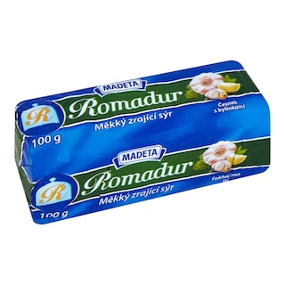 Madeta Romadur 40% Česnek a bylinky