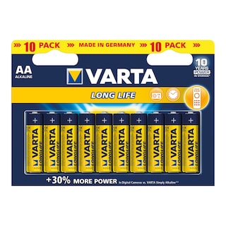 VARTA Longlife AA alkalické baterie