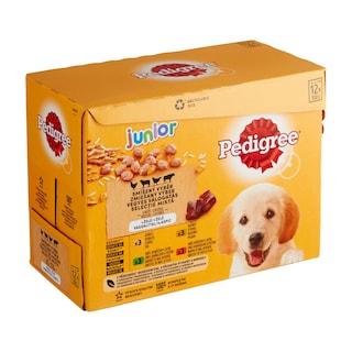 Pedigree Kapsička Junior smíšený výběr v želé