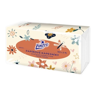 Linteo Papírové kapesníky box 2 vrstvé