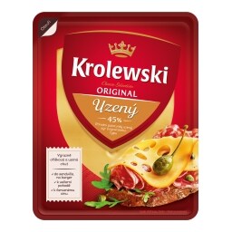 Krolewski Original uzený sýr 45% plátky