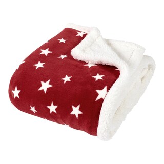 Vánoční deka motiv se hvězdami