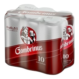 Gambrinus Original 10 světlé výčepní multipack