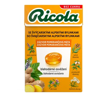 Ricola Bonbony zázvor bez cukru