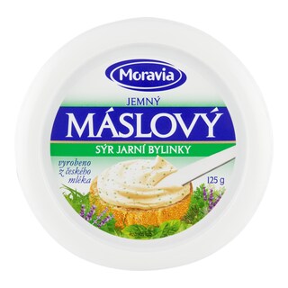 Moravia Jemný máslový sýr jarní bylinky