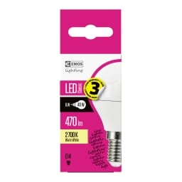 Emos LED Classic Mini Globe 6W E14 teplá bílá