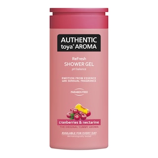 Authentic Toya Aroma sprchový gel brusinka