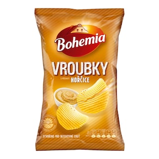 Bohemia Chips Vroubky hořčice