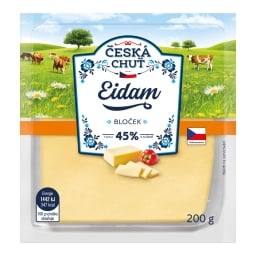 Česká chuť Eidam 45% bloček