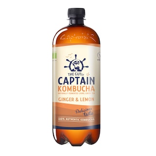 Captain Kombucha Bio zázvor citron