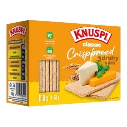 Knuspi Crispbread sýr