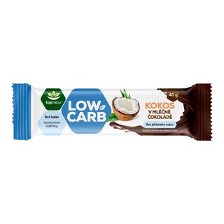 TopNatur Low carb  tyčinka kokos v čokoládě