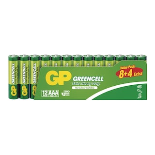 GP Greencell Extra Heavy Duty AAA zinková baterie