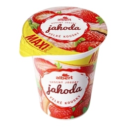 Albert MAXI Jogurt jahoda