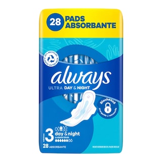 Always Ultra Day&Night vložky s křidélky