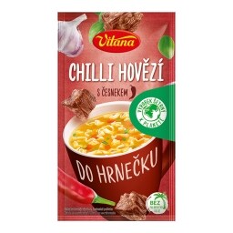 Vitana Do hrnečku Polévka chilli hovězí s česnekem