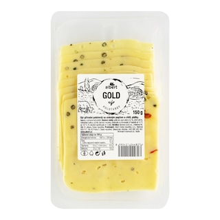 Albert Sýr Gold s pepřem a chilli plátky