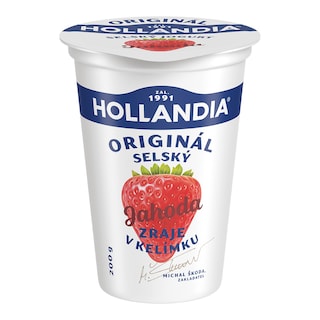 Hollandia Selský jogurt jahoda