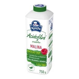 Mlékárna Kunín Acidofilní mléko malina