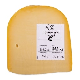 Gouda mladá 48% bloček