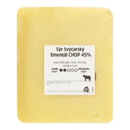 Švýcarský sýr Ementál AOC 45%