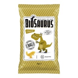 Biosaurus Kukuřičný snack bez lepku sýr