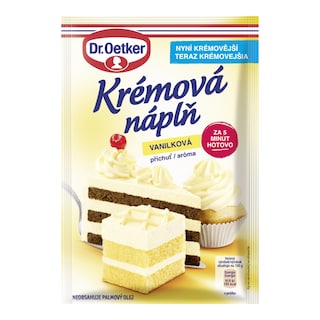 Dr. Oetker Krémová náplň příchuť vanilka