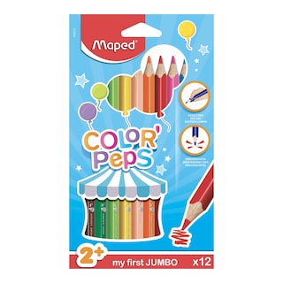Maped Jumbo Color'Peps Trojboké pastelky