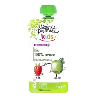 Nature's Promise Kids Bio pyré jablko, jahoda