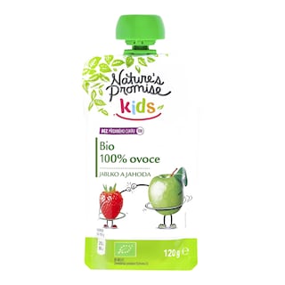 Nature's Promise Kids Bio pyré jablko, jahoda