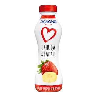 Danone Zakysaný nápoj jahoda a banán