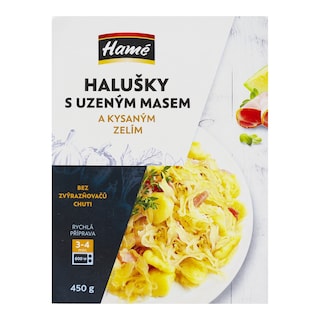 Hamé Halušky s uzeným masem