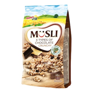 Bonavita Müsli 3 druhy čokolády
