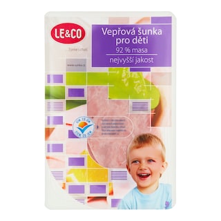 Le & Co Vepřová šunka pro děti