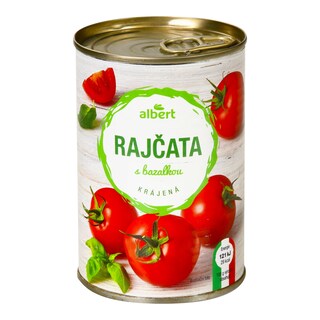 Albert Rajčata krájená s bazalkou