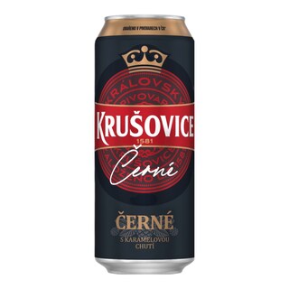 Krušovice Královské Černé pivo tmavé výčepní