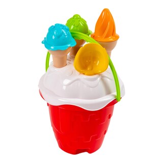 Sada na písek zámek se zmrzlinami a lopatkou