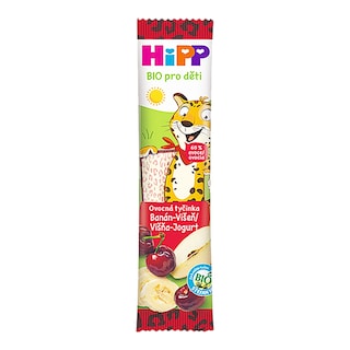 HiPP Bio ovocná tyčinka banán, višeň a jogurt
