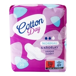 Cotton Day Dámské vložky s křidélky