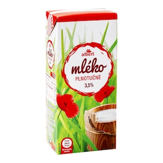 Albert Mléko plnotučné 3,5% trvanlivé