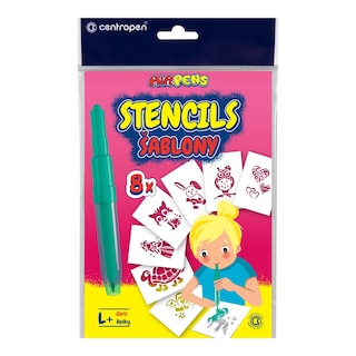 Centropen Šablony k foukacím fixům pro holky