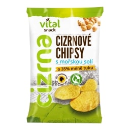 Vital snack Chipsy cizrnové s mořskou solí